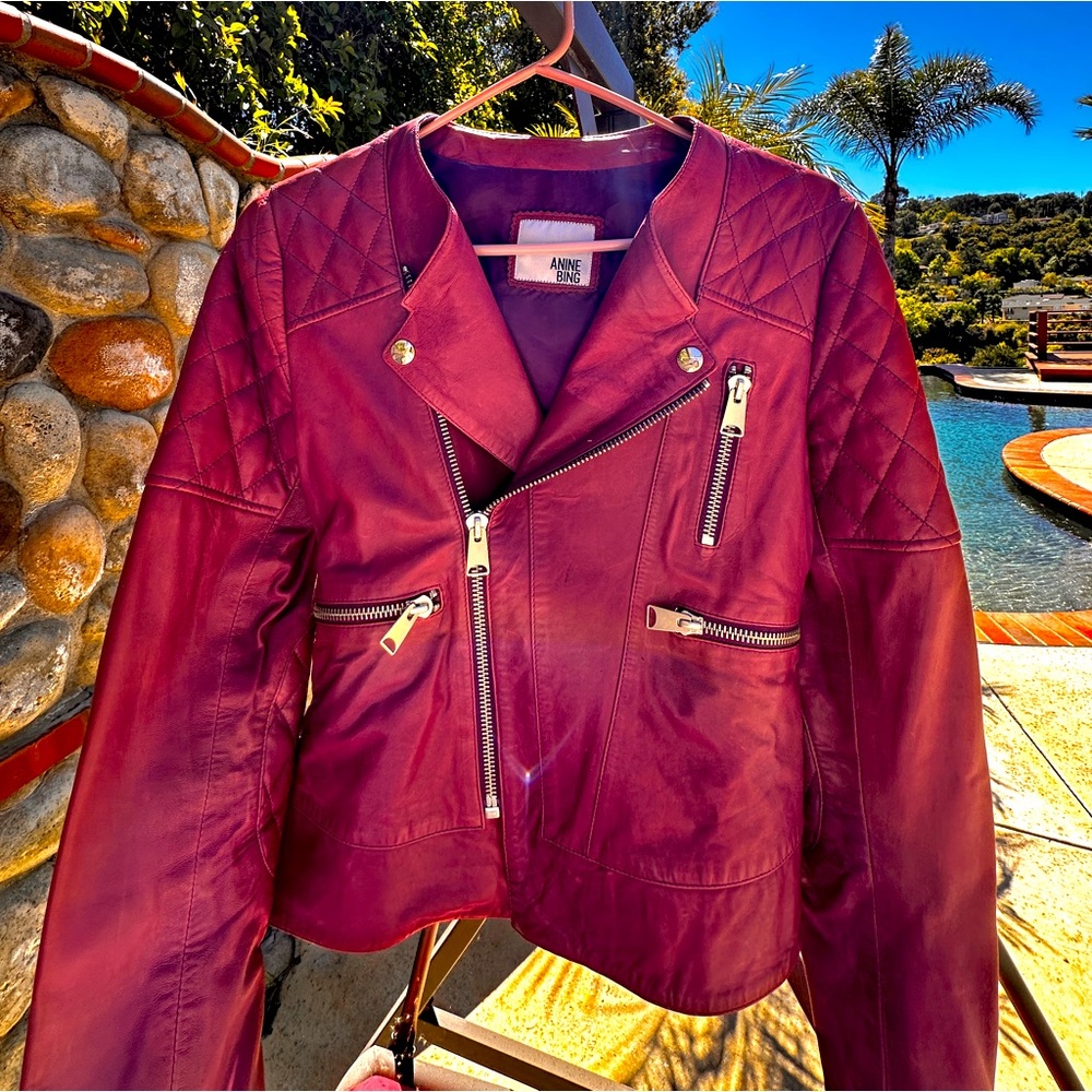 Anine Bing leather jacket